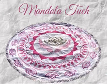 Laden Sie das Bild in den Galerie-Viewer, Mandala-Handtuch für Yoga &amp; Freizeit – Mandala-Strandtuch – Mandala-Bettdecke – Mandala-Wandbild – 180 cm