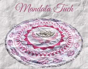 Mandala-Handtuch für Yoga &amp; Freizeit – Mandala-Strandtuch – Mandala-Bettdecke – Mandala-Wandbild – 180 cm