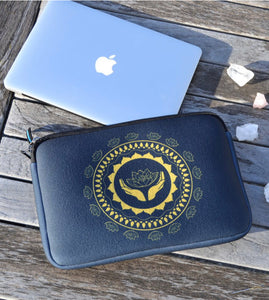 Laptop Sleeve with Power Mandalal Collection Herzlotus- Mandala Power - 13 inches